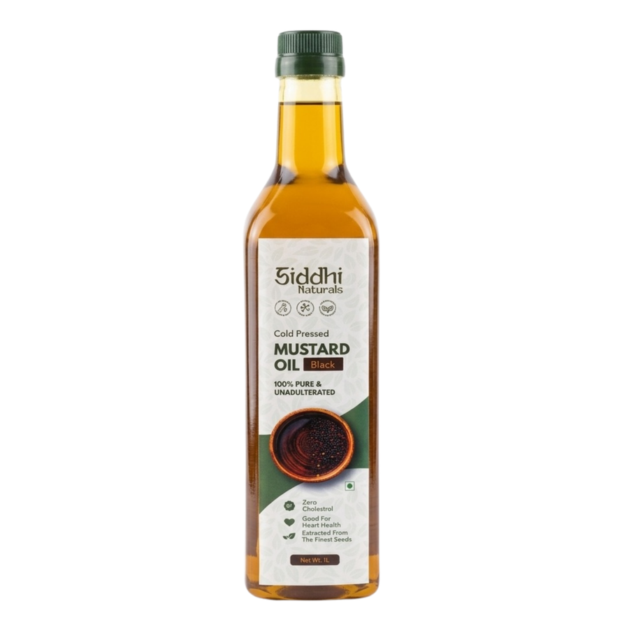 Siddhi Naturals Cold Pressed Mustard Oil - Yellow
