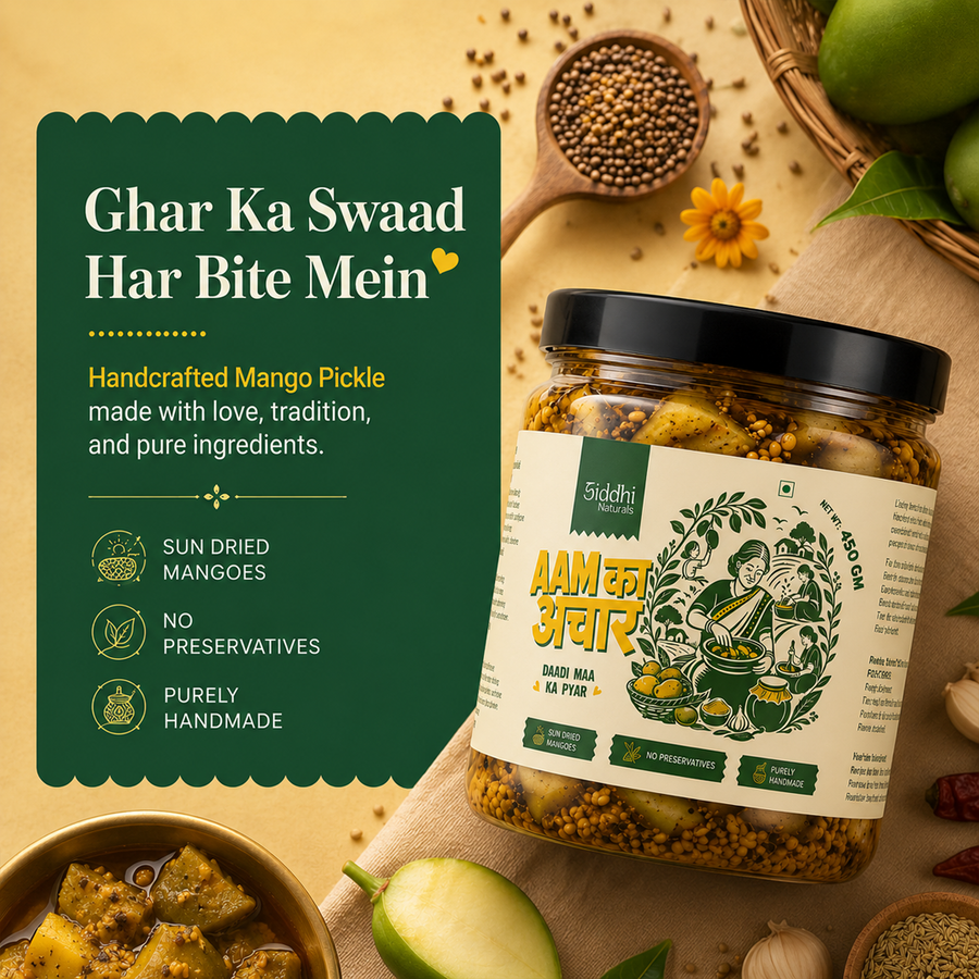 Siddhi Naturals Aam Ka Achaar | Mango Pickle