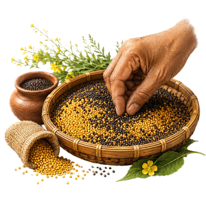 Mustard Seeds Selected