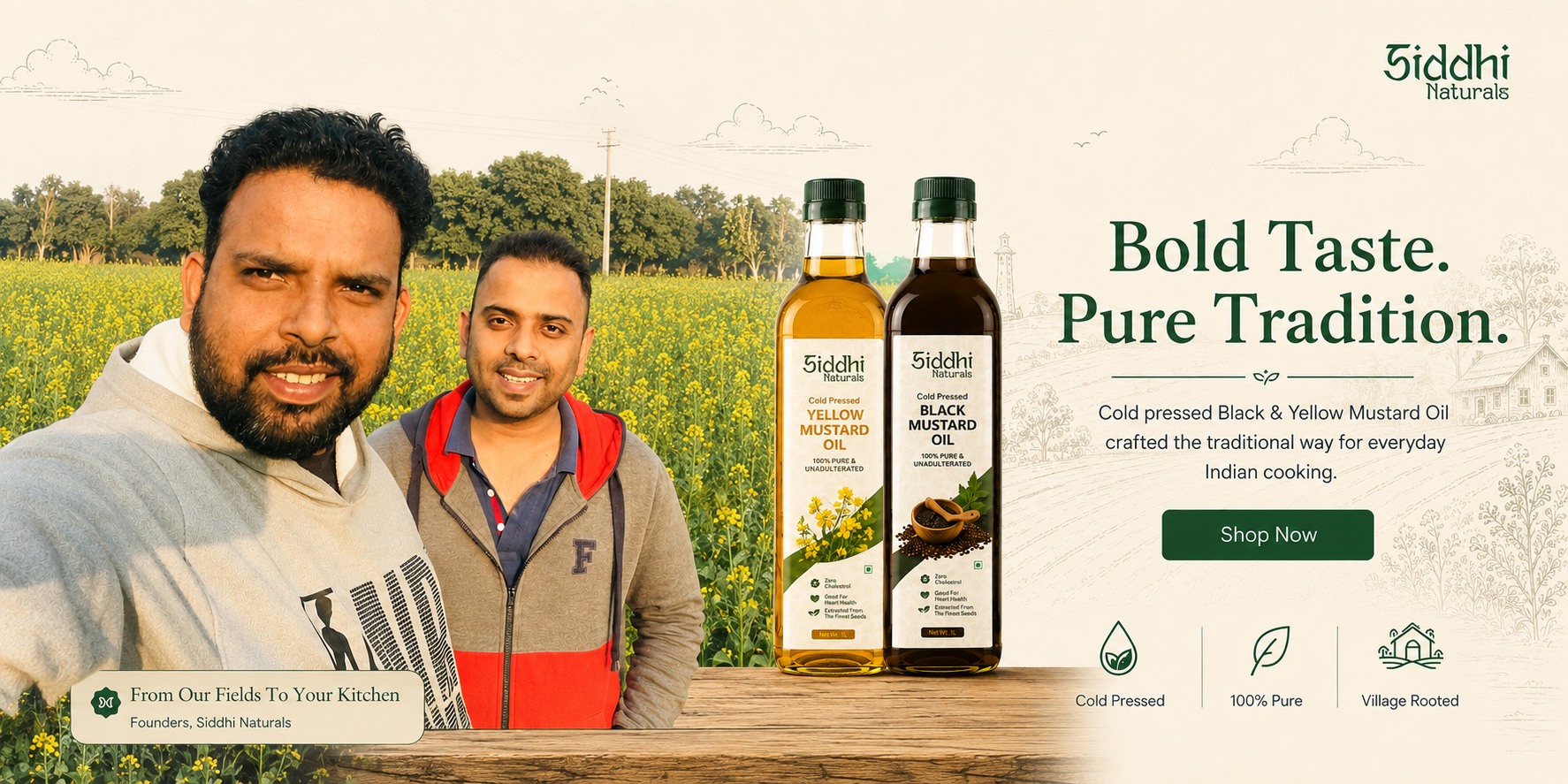 Siddhi Naturals banner