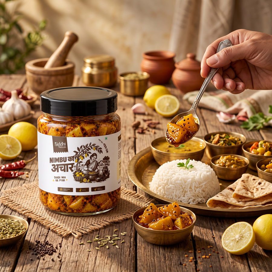 Siddhi Naturals Nimbu Ka Achaar | Lemon Pickle